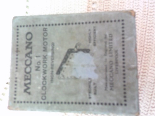 Meccano clockwork motor - motor, 1