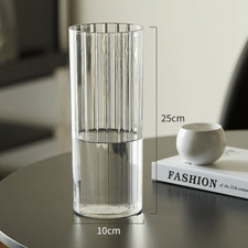 Ribbed design clear flower - ribbed,