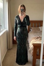 Goddiva Emerald Green Sequin
