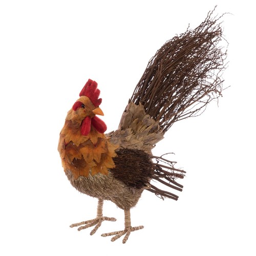 Cockerel chicken rustic figure - chicken,
