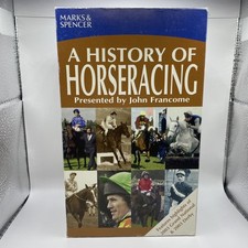 A History Of Horse Racing By John Francome Box Set PAL VHS Video Tapes Vol 1 & 2