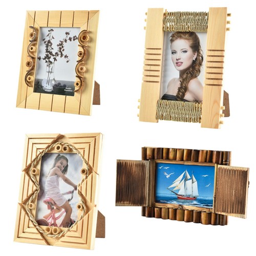 Wooden 4x6 frame shabby chic - frame,