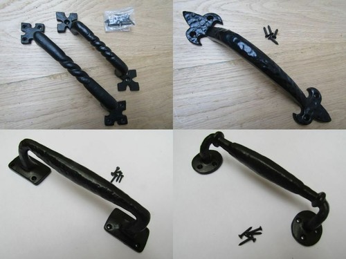 Black antique cast - black, door