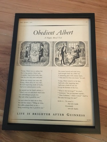 Guinness 1956 framed - guinness-1956,