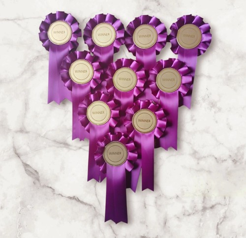 Winner rosettes x10 - winner, show