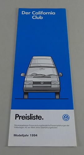 Motorhome california - vw, t4