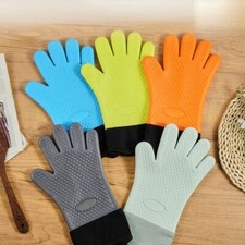 1pc Oven Gloves Silicone Kitchen Oven Mitts Heat Resistant Cooking Baking Gloves