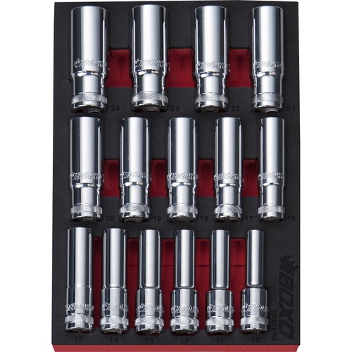 Drive deep socket set - set, 12