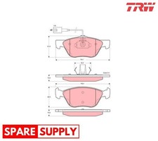 BRAKE PAD SET, DISC BRAKE FOR