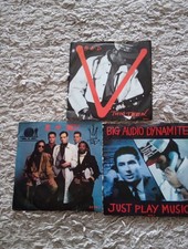 Big Audio Dynamite - E=MC2 , Just Play Music & Thriteen  7" Vinyl Singles 
