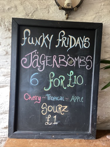 Vintage pub chalkboard sign - vintage,