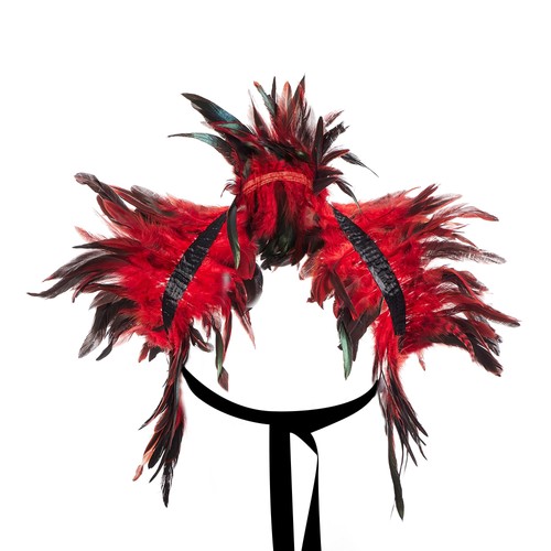Women natural feather - women', cape