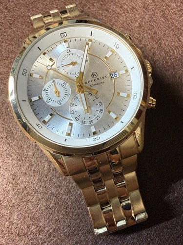 Accurist mb933s gold tone - gold,