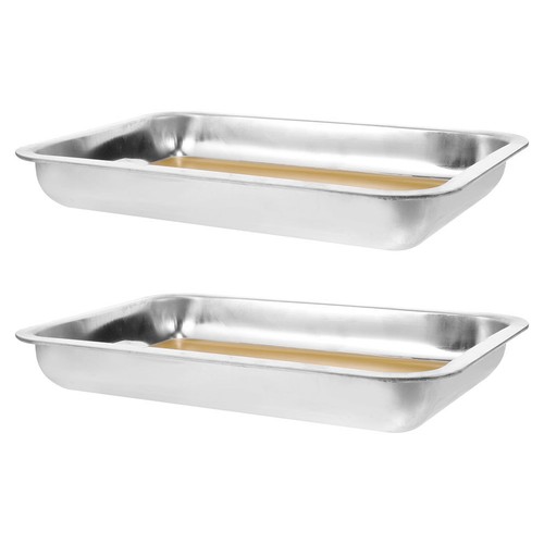 2pcs stainless steel specimen - steel,