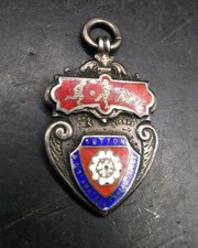 Vintage FH Silver Enamel Watch