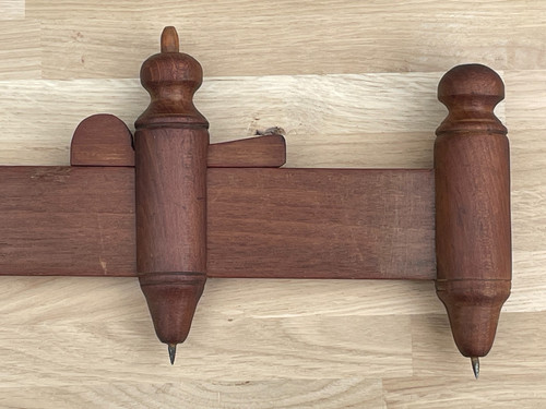 Wooden trammel points beam - 2,
