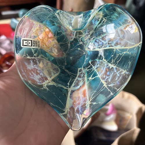 Mdina glass marble pattern - glass,