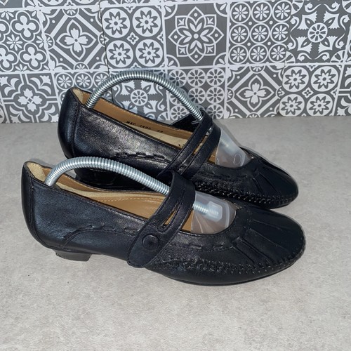 Pavers black leather mary jane - pavers,