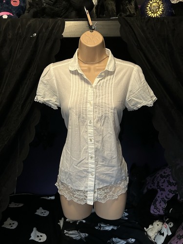 Vintage white blouse with