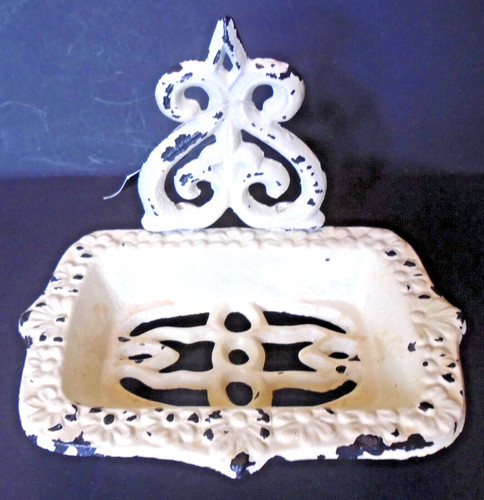 Cast iron soap dish - soap,