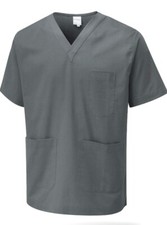 Scrub Tunic Top V-Neck Nurse /Hospital /Care Work Medical /Beauty Men's / Ladies