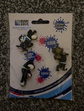 OFFICIAL ENGLAND RUGBY WORLD CUP 2015 SHAUN THE SHEEP MASCOT PIN BADGE BRAND NEW