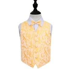 Gold Woven Floral Boys Wedding