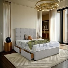 PLUSH DIVAN BED SET WITH