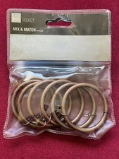 B&Q SELECT 6 METAL RINGS FOR