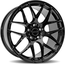 Alloy Wheels 17" Romac Radium Black Gloss For Peugeot Partner [Mk3] 18-22