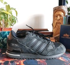 Adidas Originals ZX 750 Triple Black UK 8.5 Good Condition