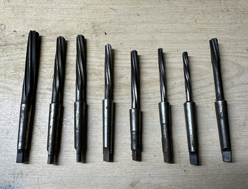Spiral flute hand reamer set - spiral,