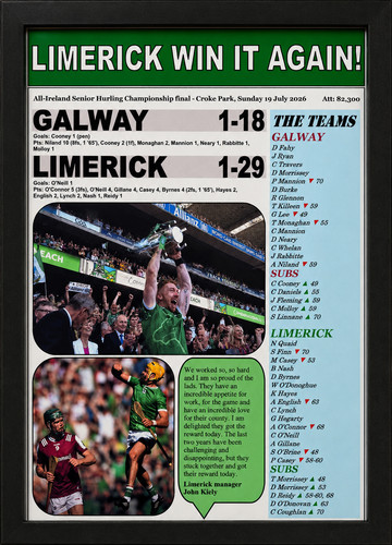 Galway limerick 29 - 1-18, 1-29