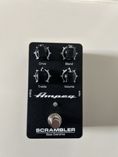 Ampeg Scrambler overdrive Bass guitar Pedal With 9v Power Supply