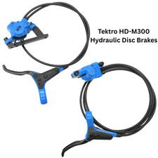 Tektro Hydraulic Disc brake HD-M300 Front OR Rear Post Mount Calliper Blue/Black