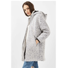 Topshop Abigail boucle grey