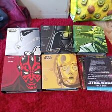 The Official Star Wars Fact File With Binders 1-5 excellent for collectors 