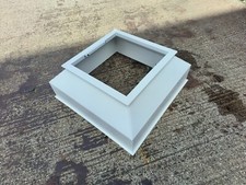 Rooflight and Vertical Splay uPVC Kerb Flat Roof / Polycarbonate / Dome