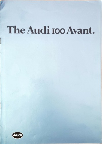 Audi 100 avant brochure 1978 - 100,