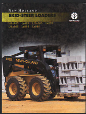 New Holland "Super Boom" Skid Steer Loader Brochure Leaflet