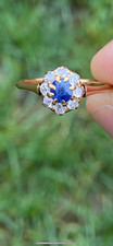 18ct gold Antique Sapphire and