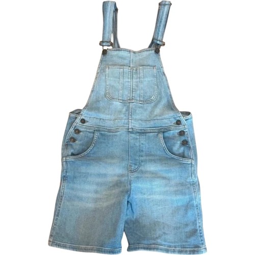 Fat face denim dungarees - denim,