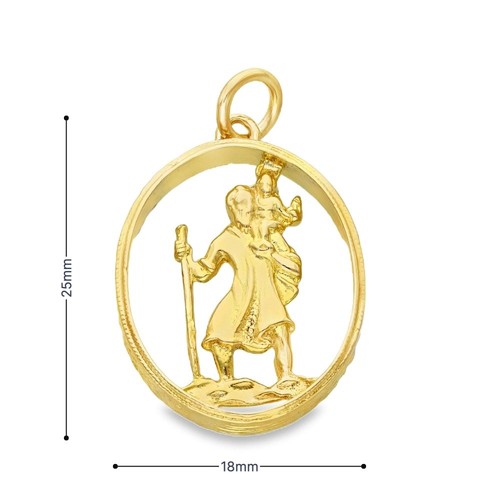 9ct yellow gold open - 9ct, st