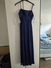 Stacees Prom Bridesmaid Navy