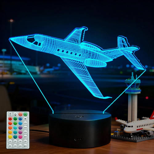 Plane night light - plane, light,