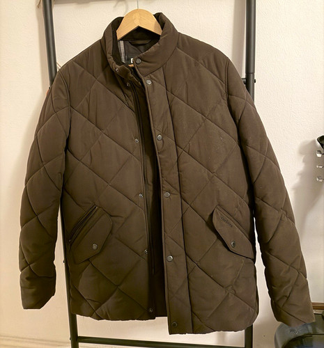 Barbour men brown quilted - barbour,