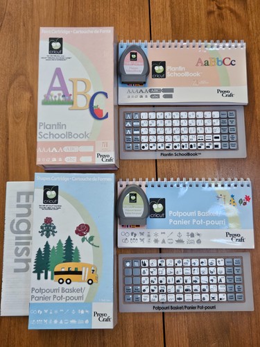 Lot cricut cartridges - lot,
