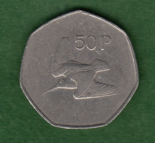 Irish 1978 Fifty Pence Coin