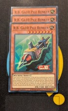 DOOD-EN092 R.B. Ga10 Pile Bunker x3 Super Rare 1st Ed YuGiOh Playset