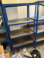BOLTLESS RACKING SHELVING FOR GARAGE /SHED USED 180cm X 60cm X 90cm
